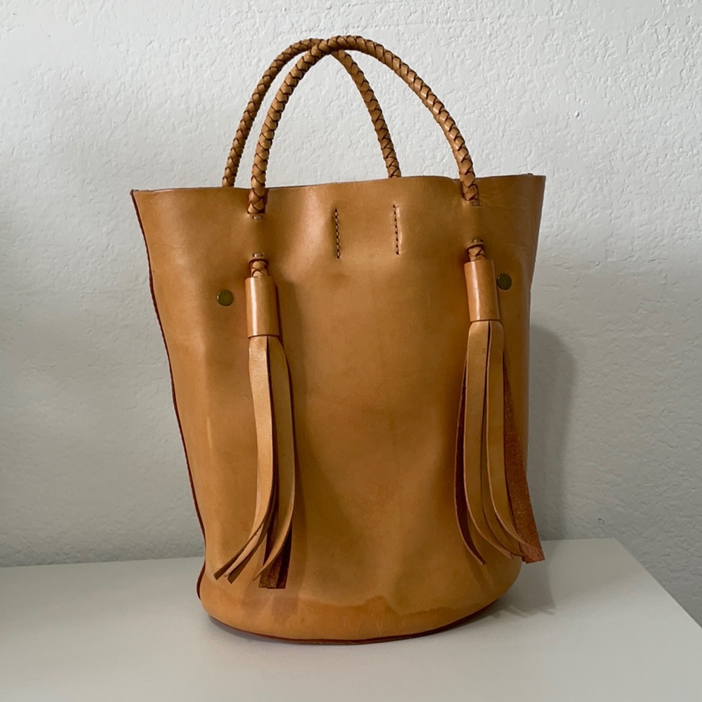 Madewell Large Tassel Bucket Bag